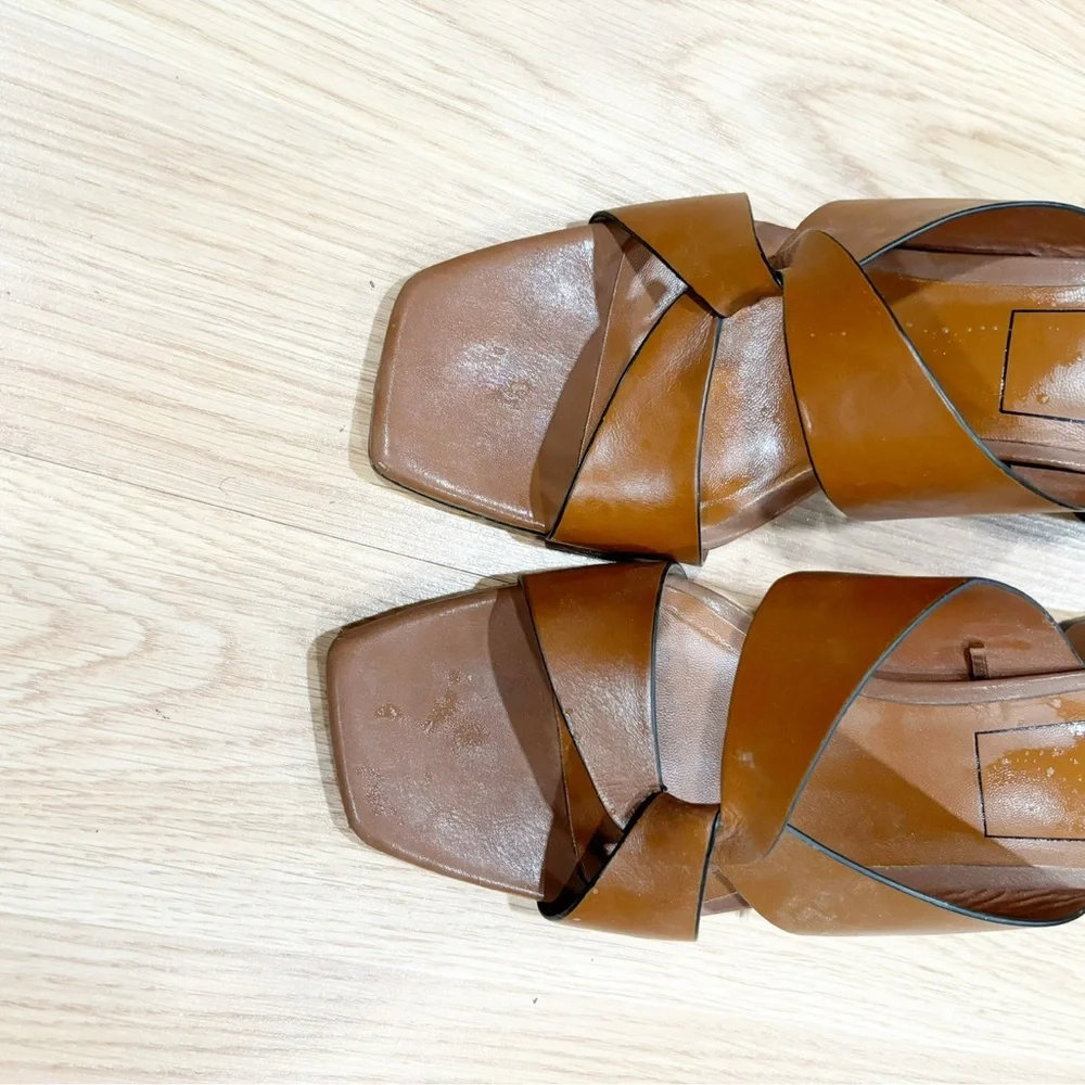 Zara Elegant Brown Women's‎ Sandals - Picture 3 of 8